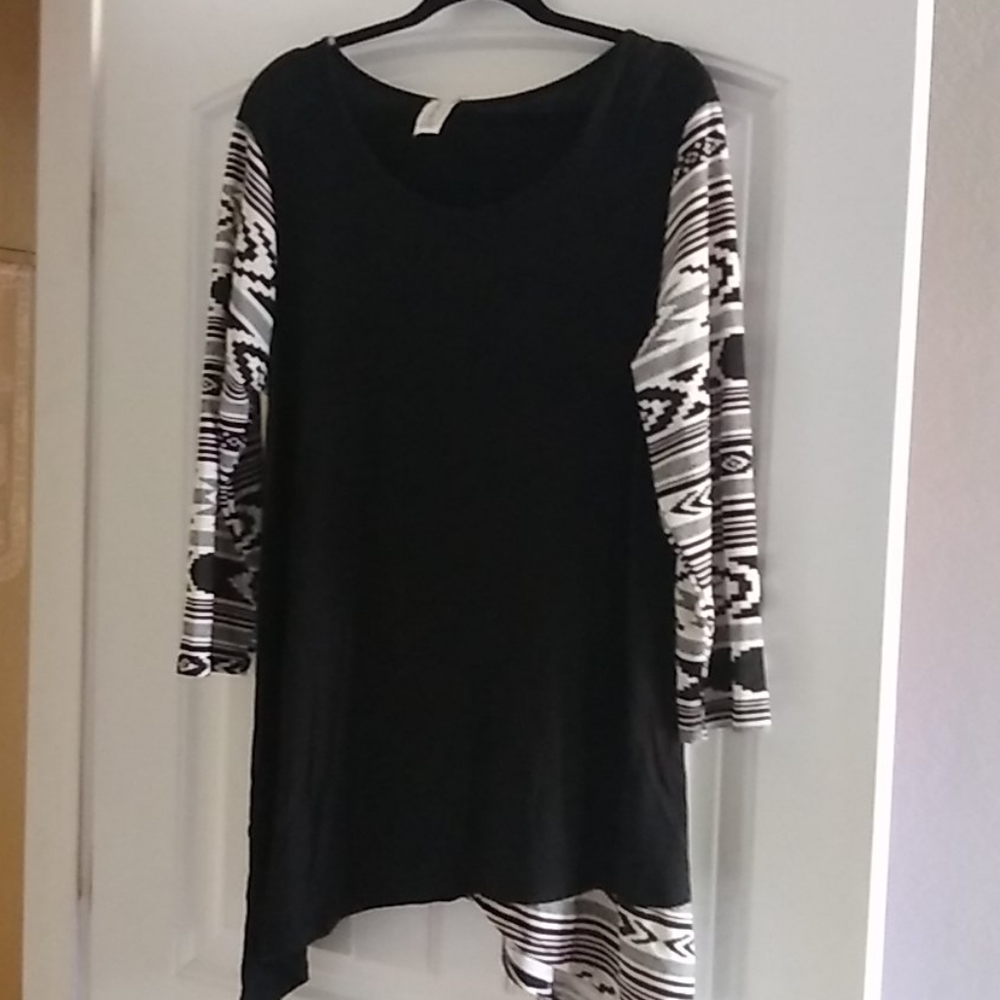 Black and White Tunic